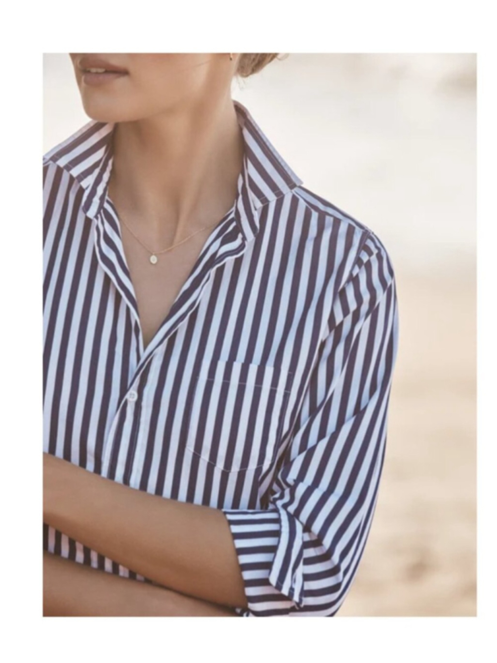 Frank & Eileen | Barry Button Down Shirt In Navy Yellow Plaid - Picture 10 of 10